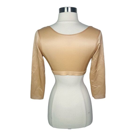 SKIMS Barely There Shapewear Arm Shaper - Size Medium - Clay - Picture 4 of 7